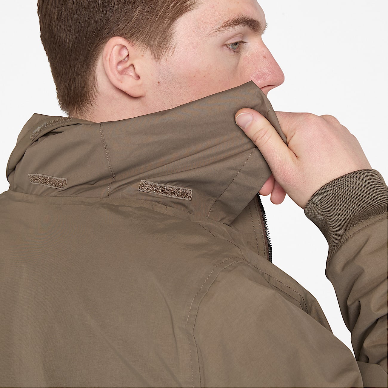 Waterproof Sailor Bomber for Men in Brown - 4