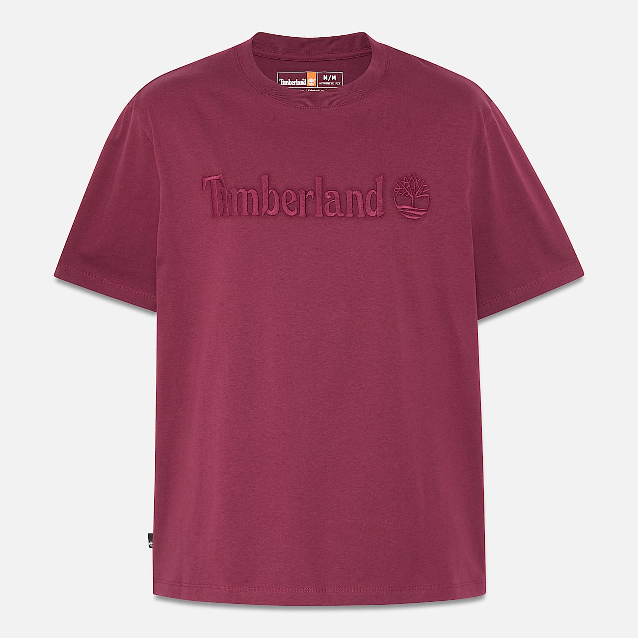 Hampton Kurzarm-T-Shirt für Herren in Burgunderrot - 5