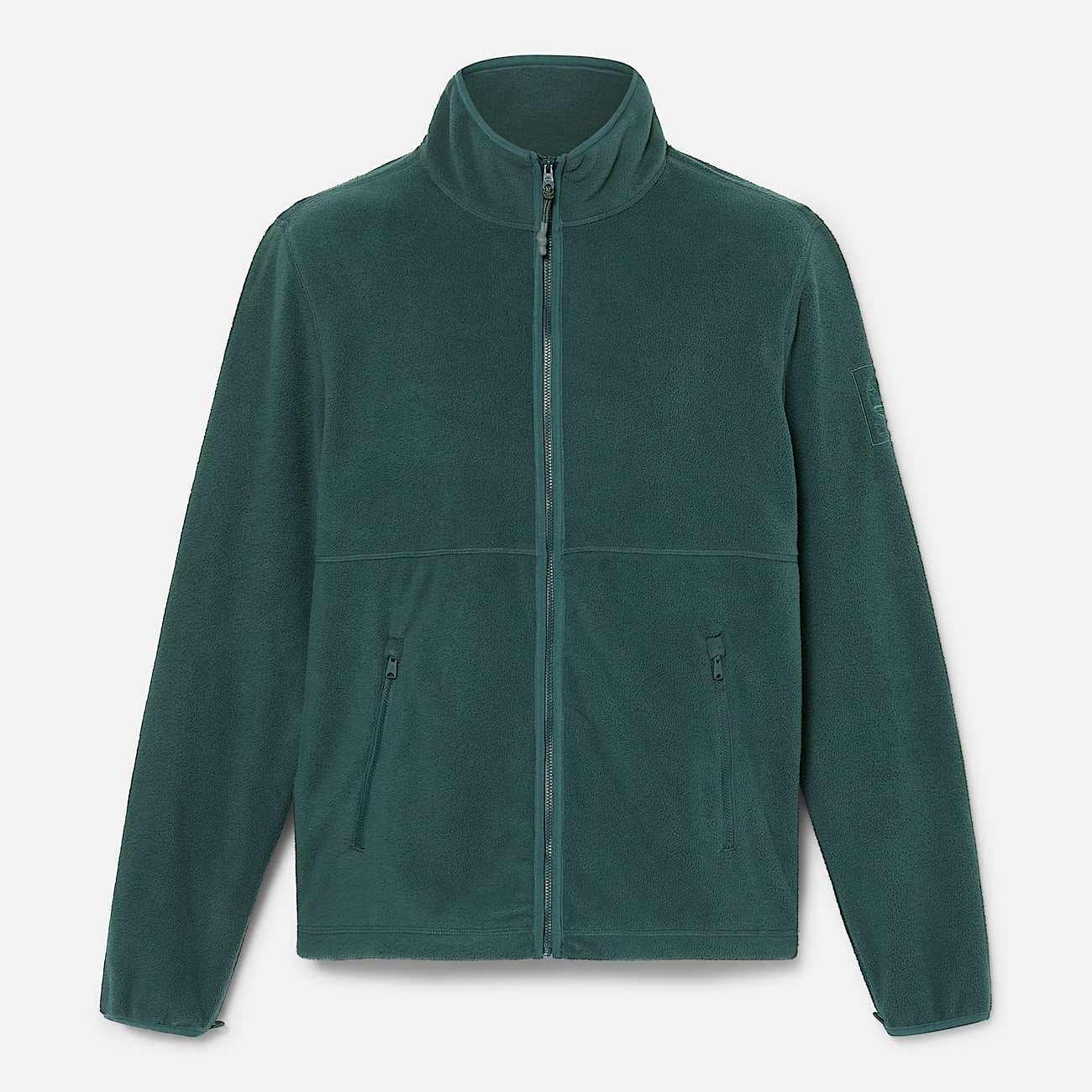 Polaire zippée pour homme en vert foncé - 6