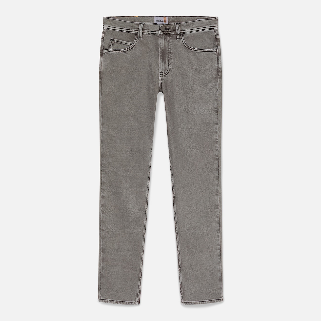 Schwarze Sandown 5-Pocket-Jeans mit Waschung für Herren in Dunkelgrau - 5