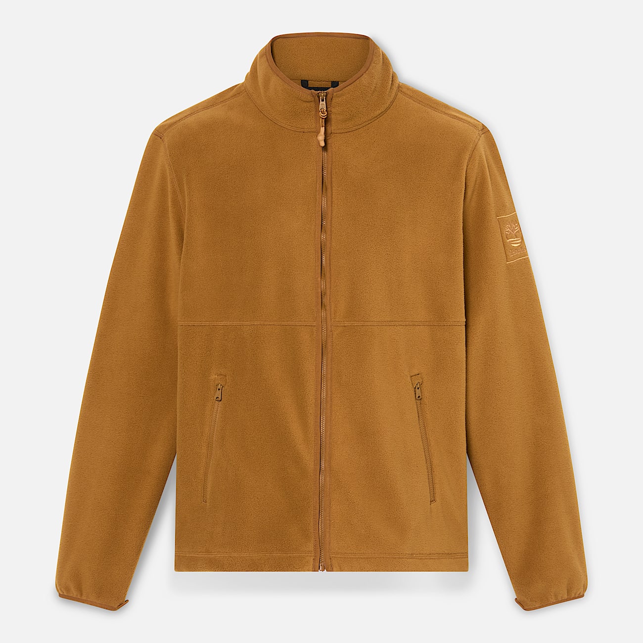 Polaire zippée pour homme en jaune foncé - 5