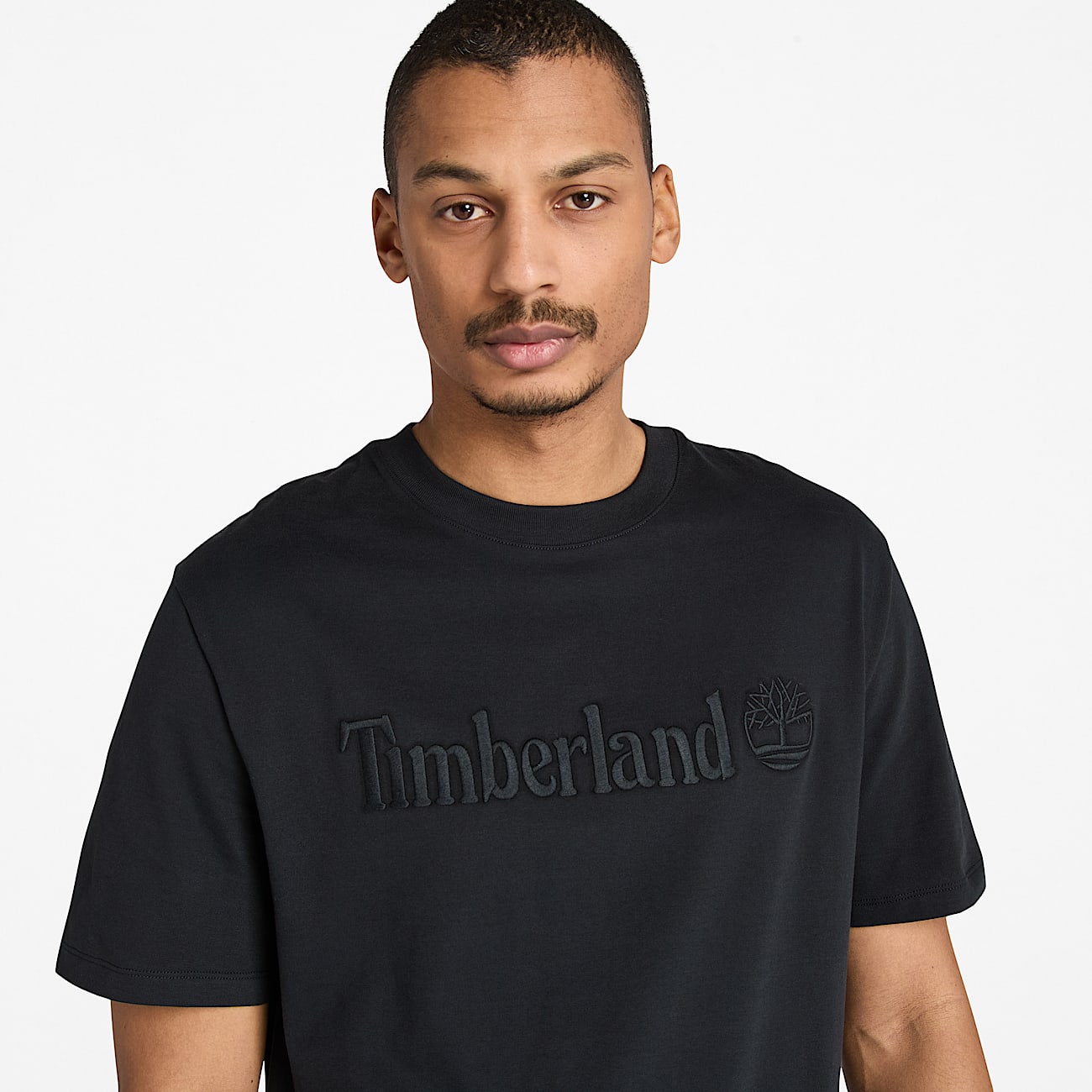 Hampton T-shirt met korte mouwen voor heren in zwart - 3