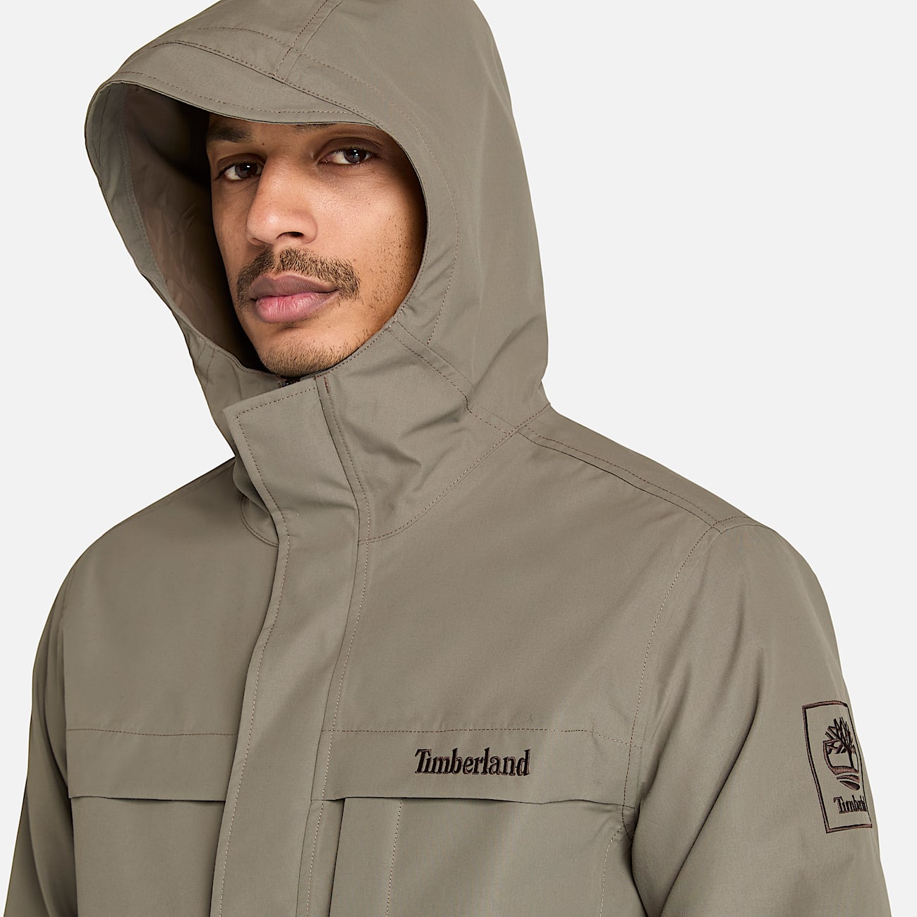 Chaqueta Shell impermeable Benton para hombre en marrón - 4
