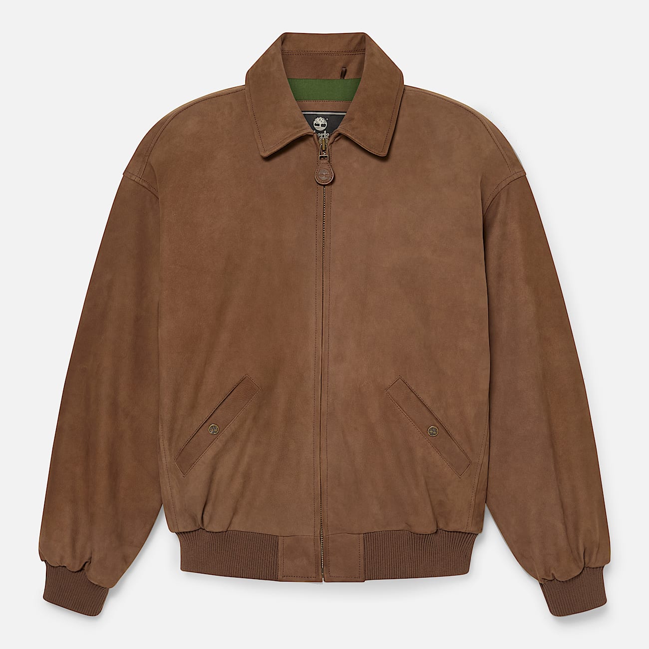 Bomber en cuir réédition en édition limitée unisexe en marron - 5