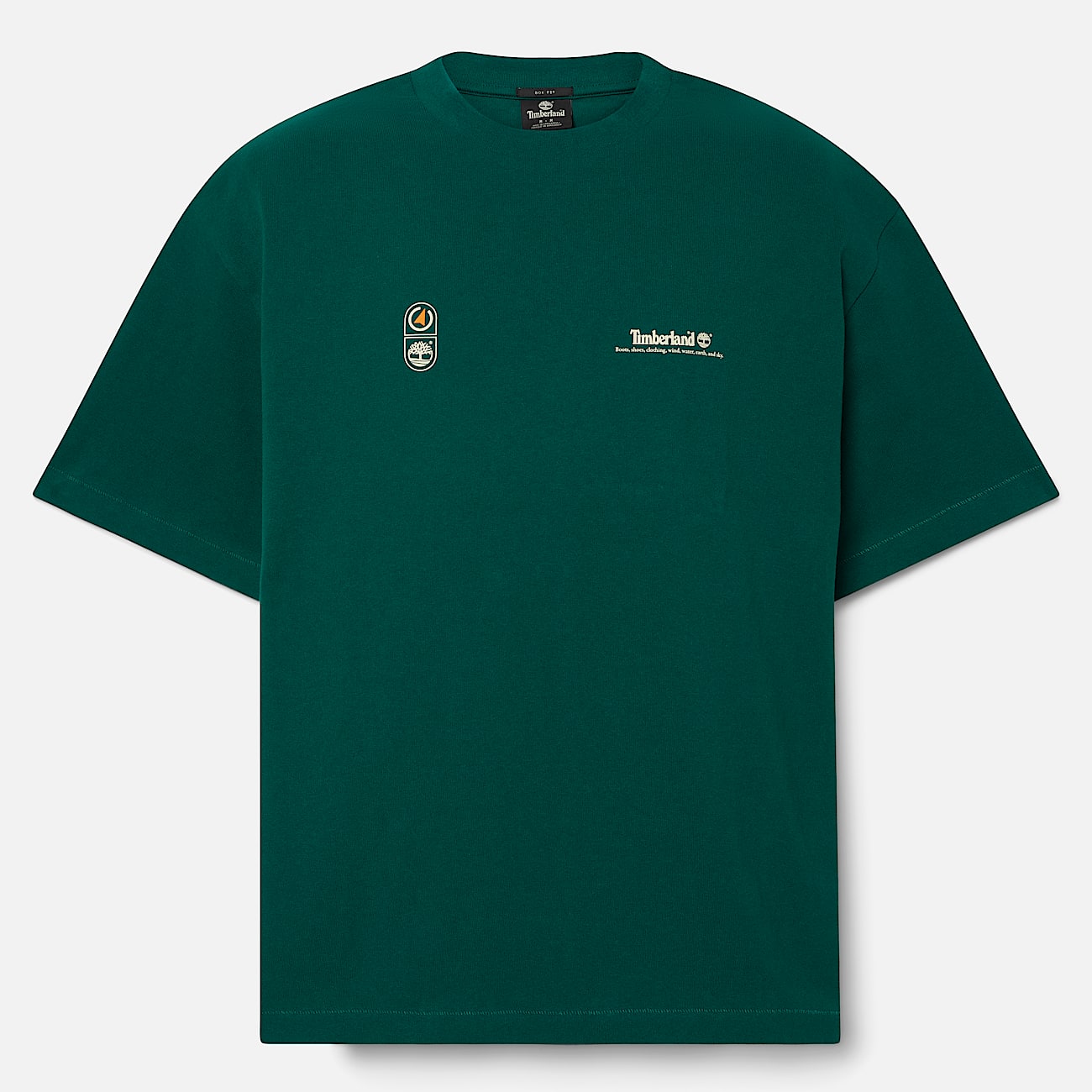Print Graphic T-Shirt in Dark Green
