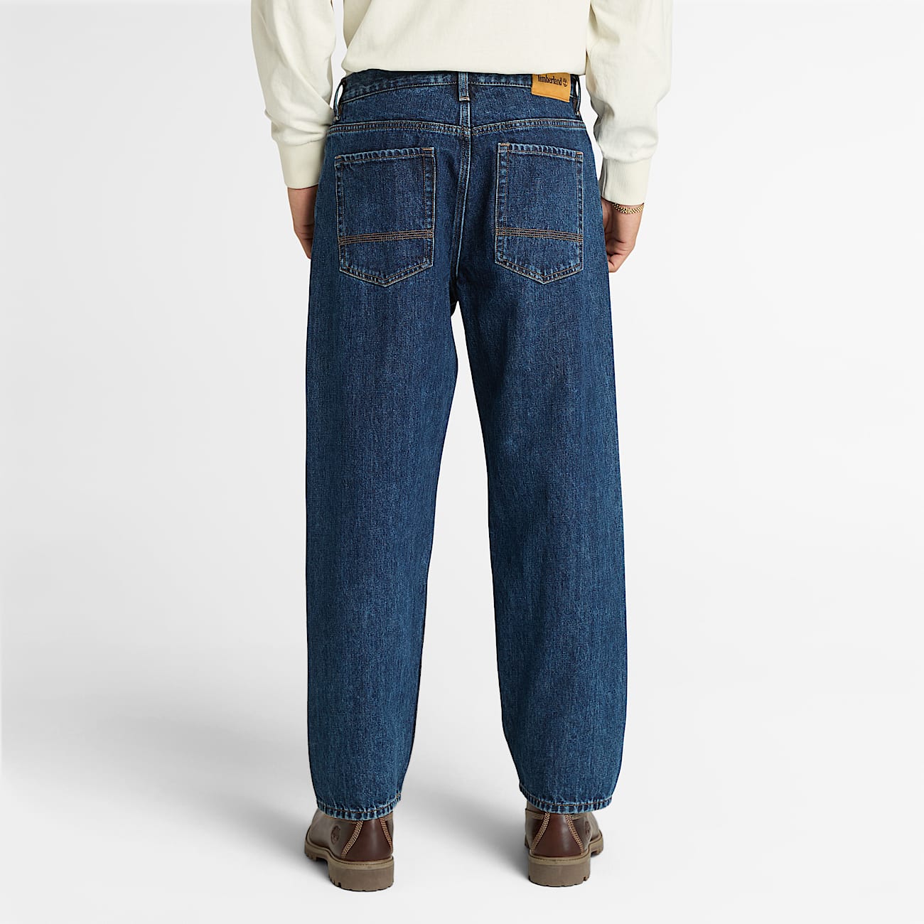 Jean Selvedge pour homme en bleu foncé - 4