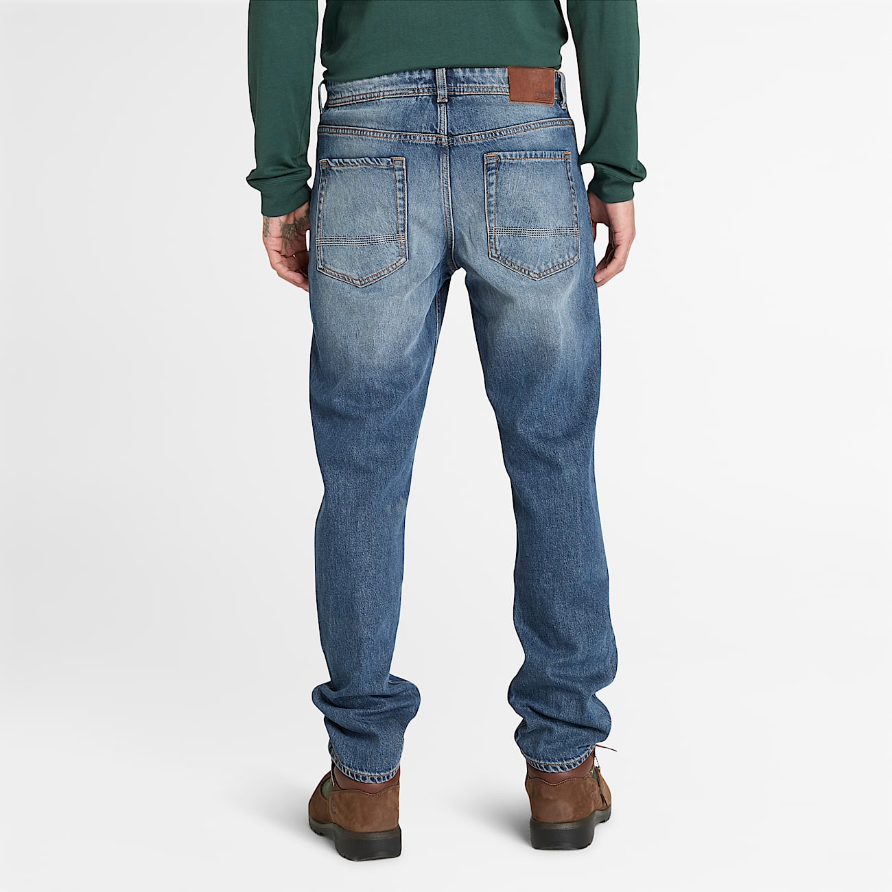 Schmal geschnittene Sandown Jeans für Herren in Dunkelblau - 4