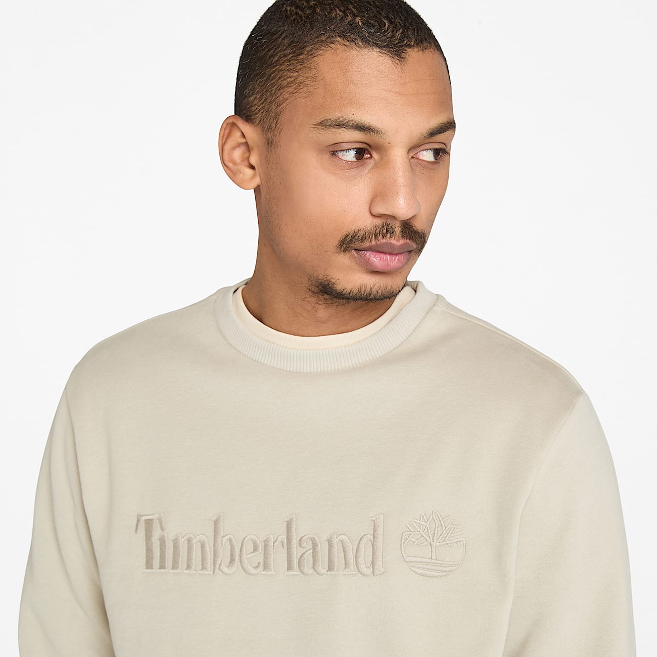Sweat à col ras du cou Hampton pour homme en gris - 3
