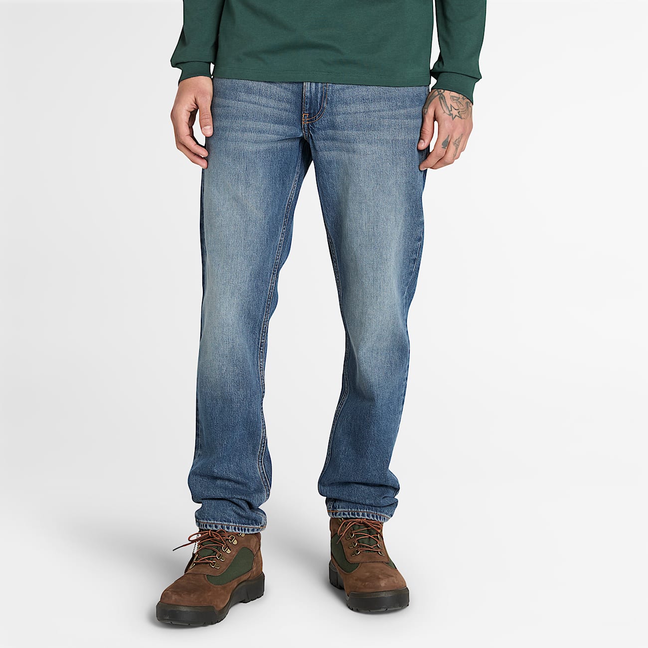 Schmal geschnittene Sandown Jeans für Herren in Dunkelblau - 1