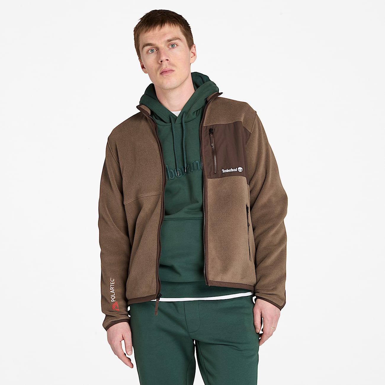 Sherburne Polartec® Fleece Jacket for Men in Brown - 1