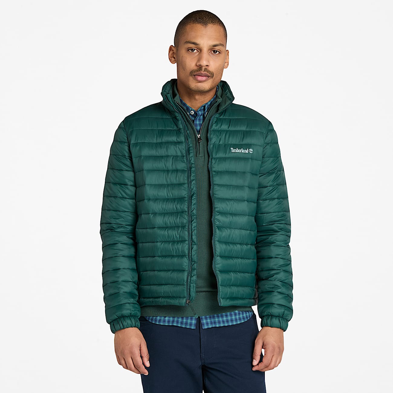 Axis Peak Durable Water-Repellent Jacket for Men in Dark Green - 1