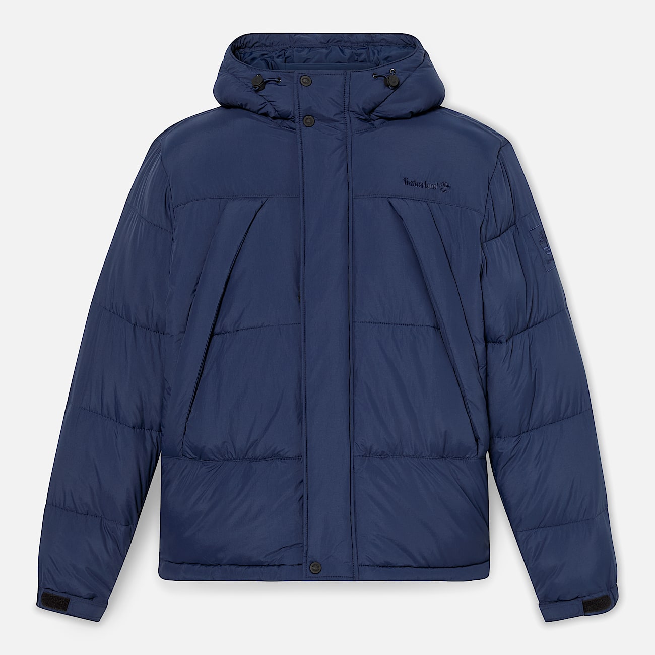 Durable Water-Repellent Puffer Jacket for Men in Dark Blue - 6