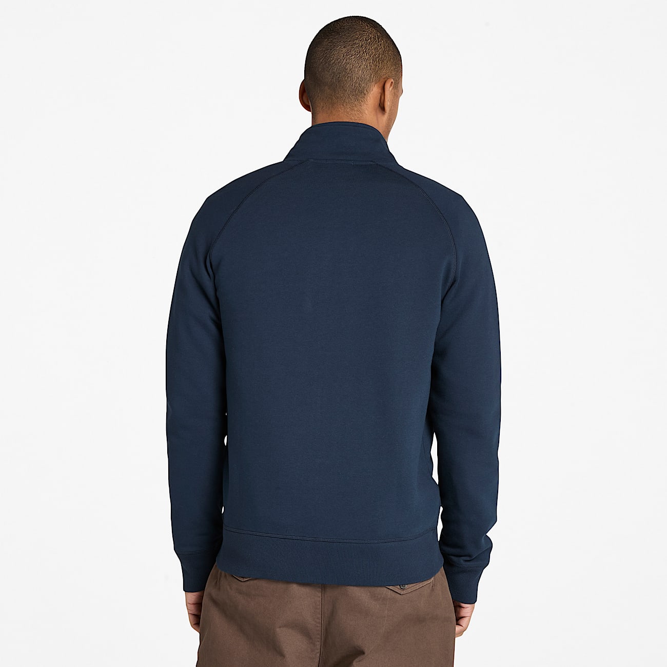Exeter River Sweatshirt met trechterhals voor heren in donkerblauw - 4