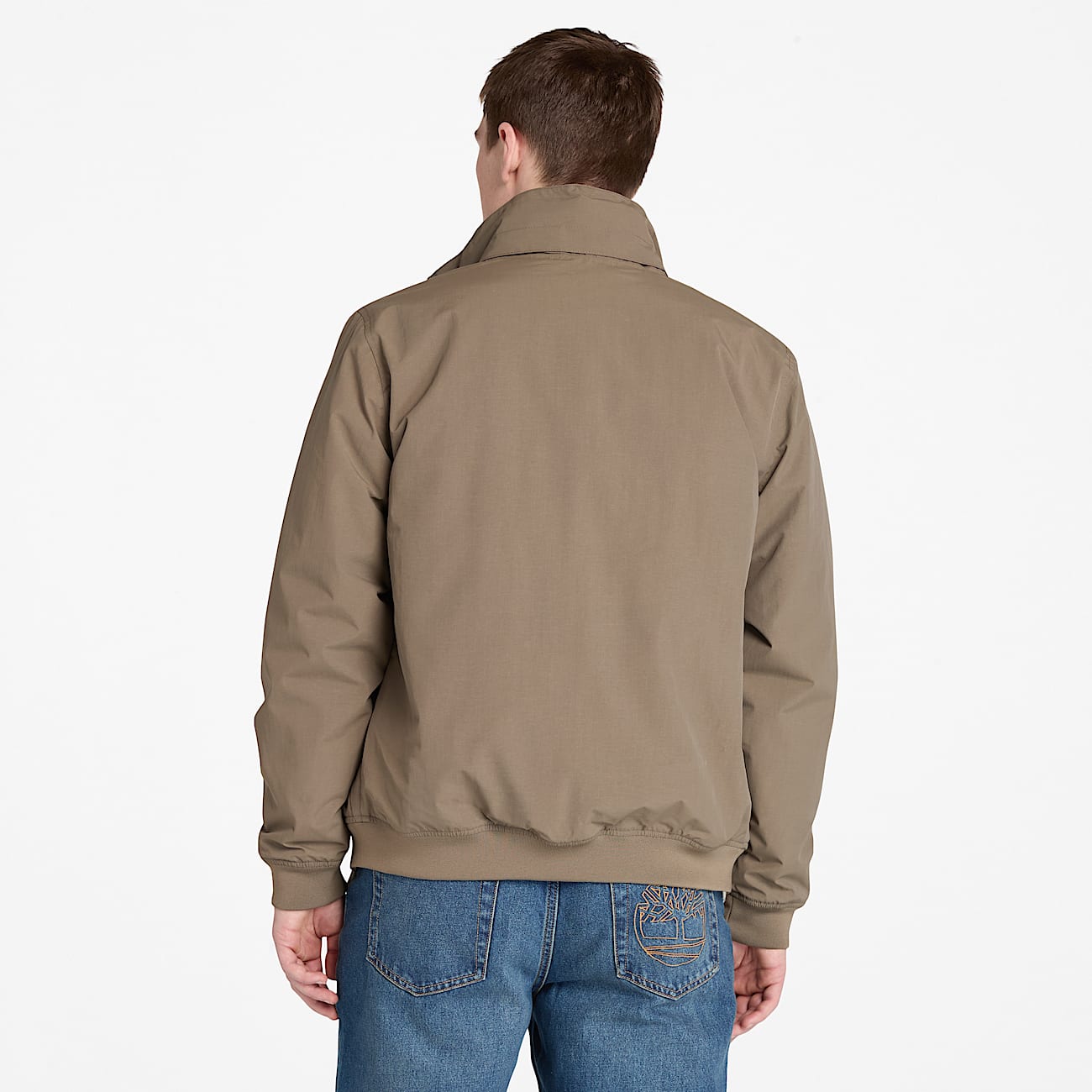 Waterproof Sailor Bomber for Men in Brown - 5