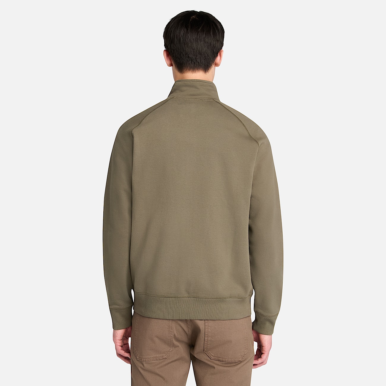 Sweat à col cheminée Exeter River pour homme en vert - 4