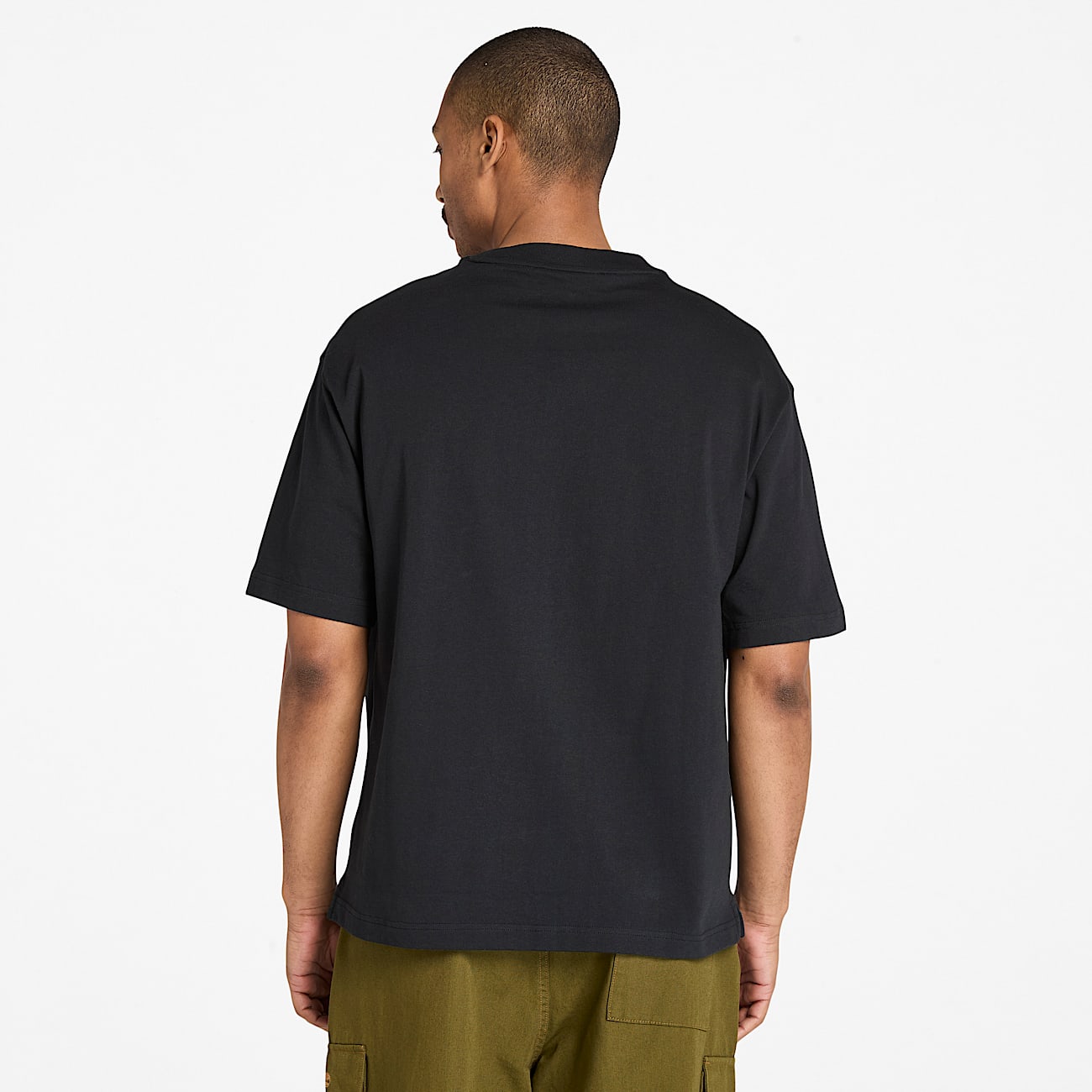T-shirt a Maniche Corte Dunstan River da Uomo in colore nero - 4