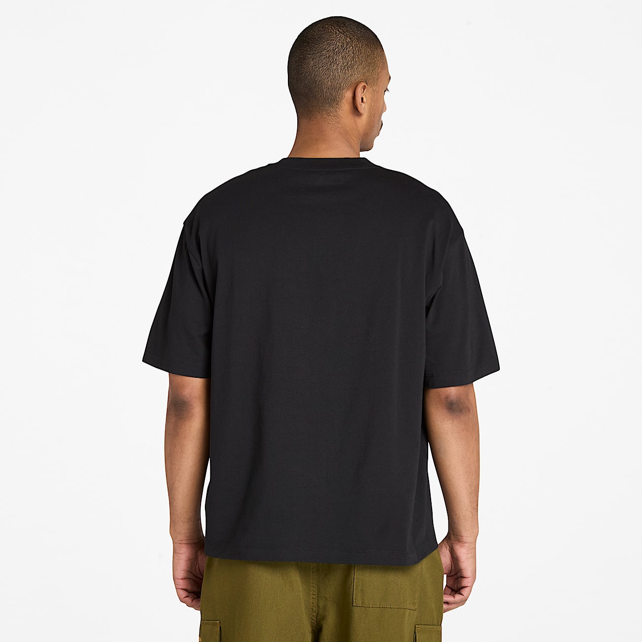 Hampton Tonal Stack Logo T-Shirt for Men in Black - 4