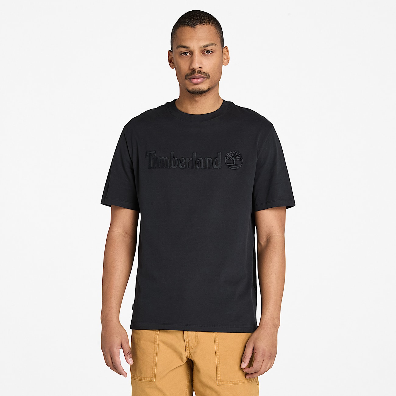 Hampton T-shirt met korte mouwen voor heren in zwart - 1