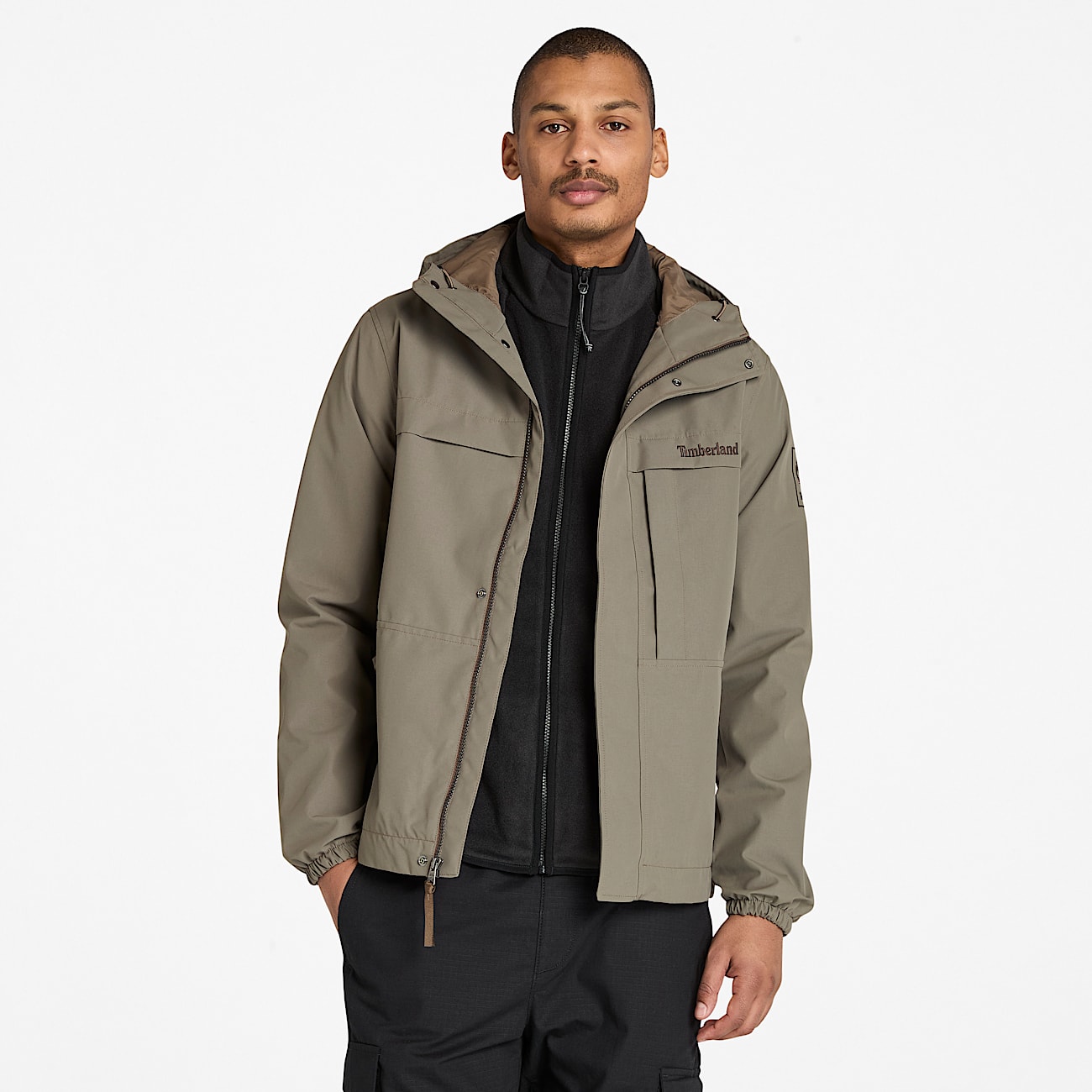 Chaqueta Shell impermeable Benton para hombre en marrón - 1