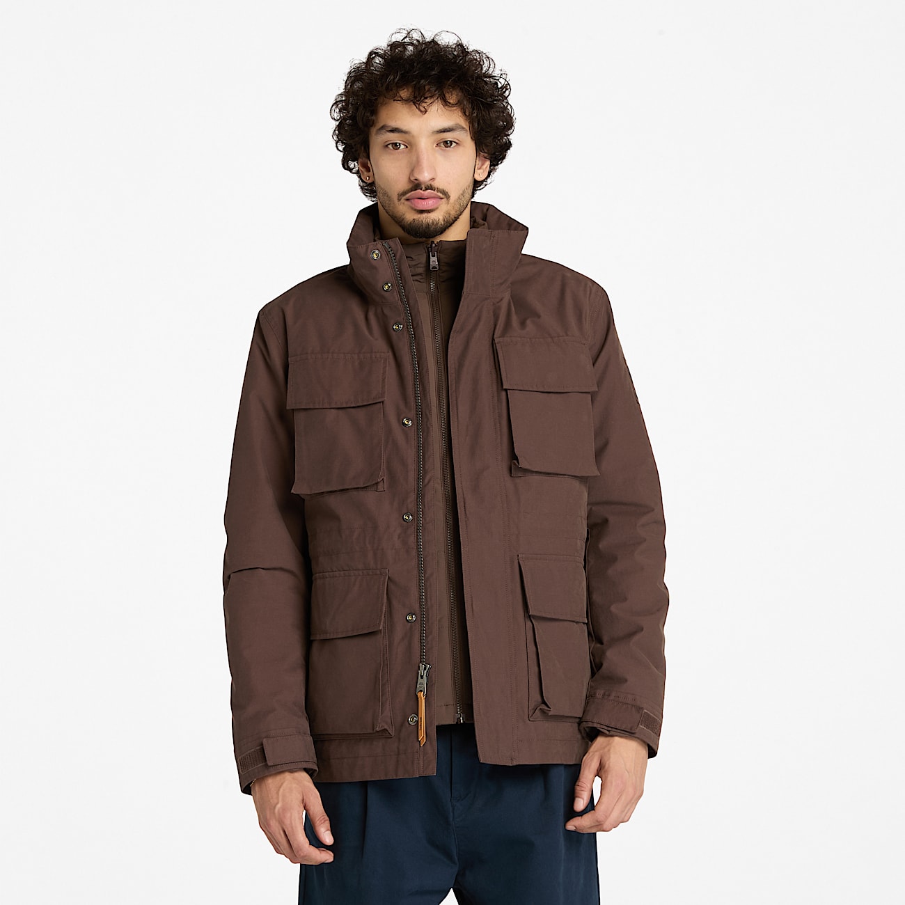 Abington Waterproof 3-In-1 Jacket for Men in Brown - 1