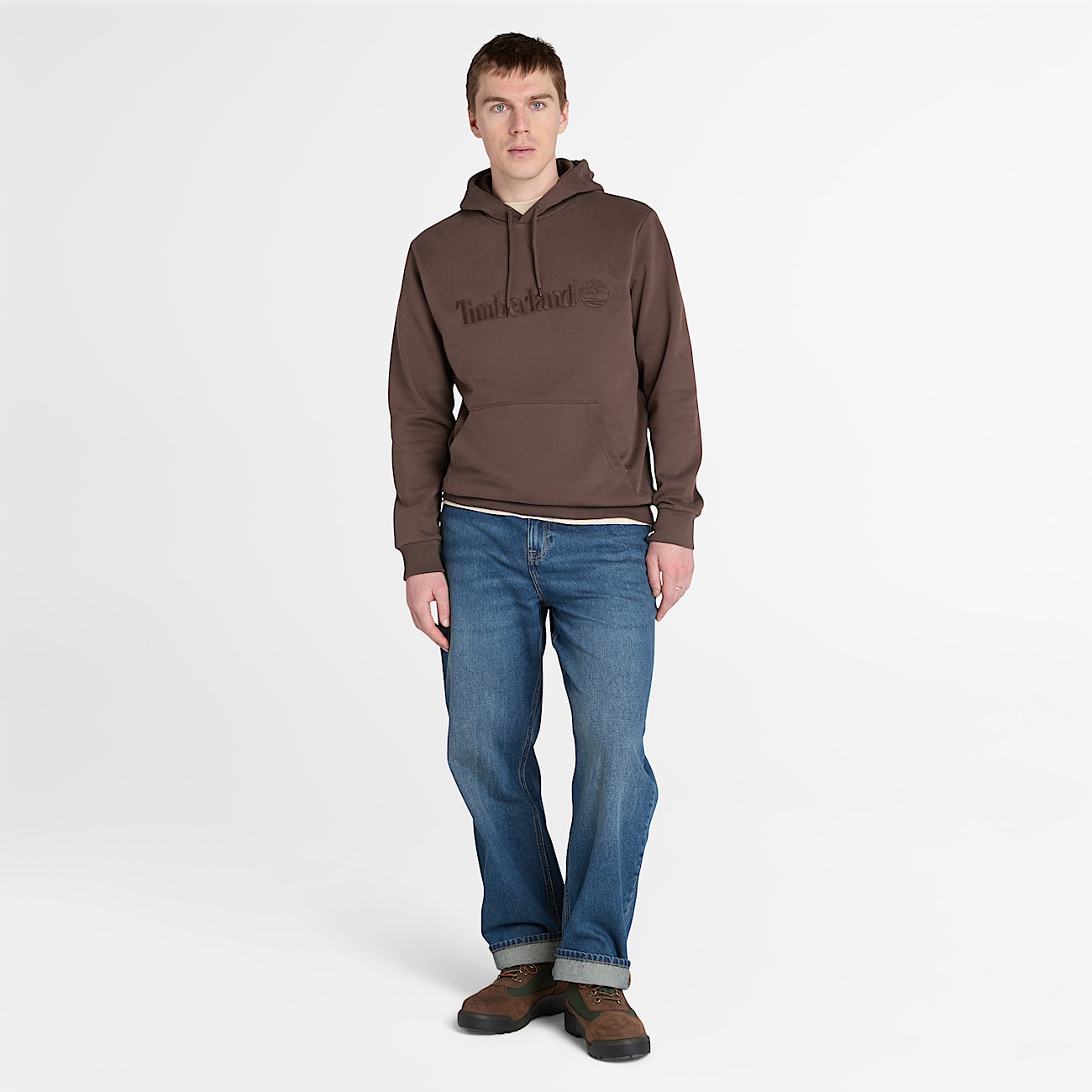 Sweat à capuche Hampton pour homme en marron - 2