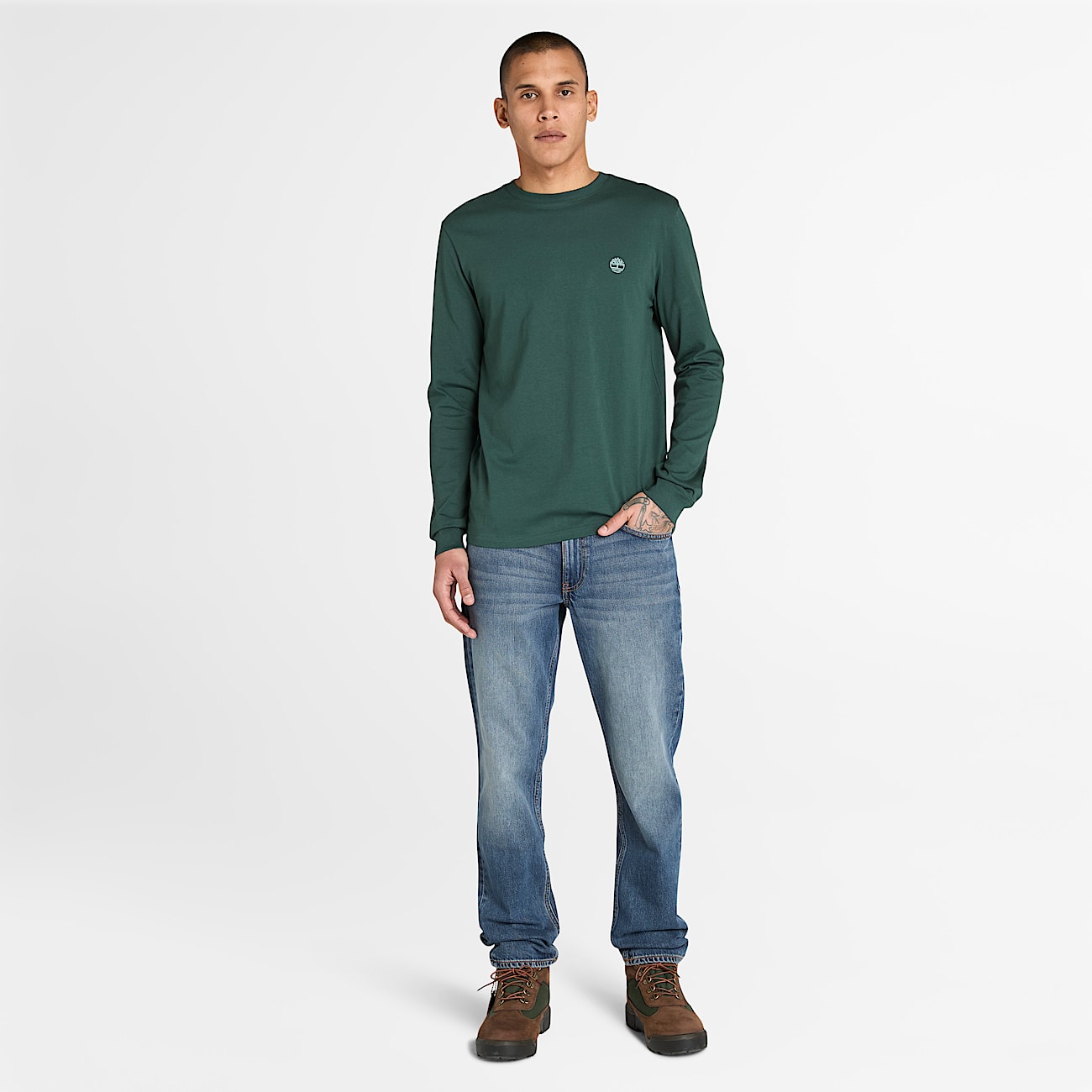 Schmal geschnittene Sandown Jeans für Herren in Dunkelblau - 2