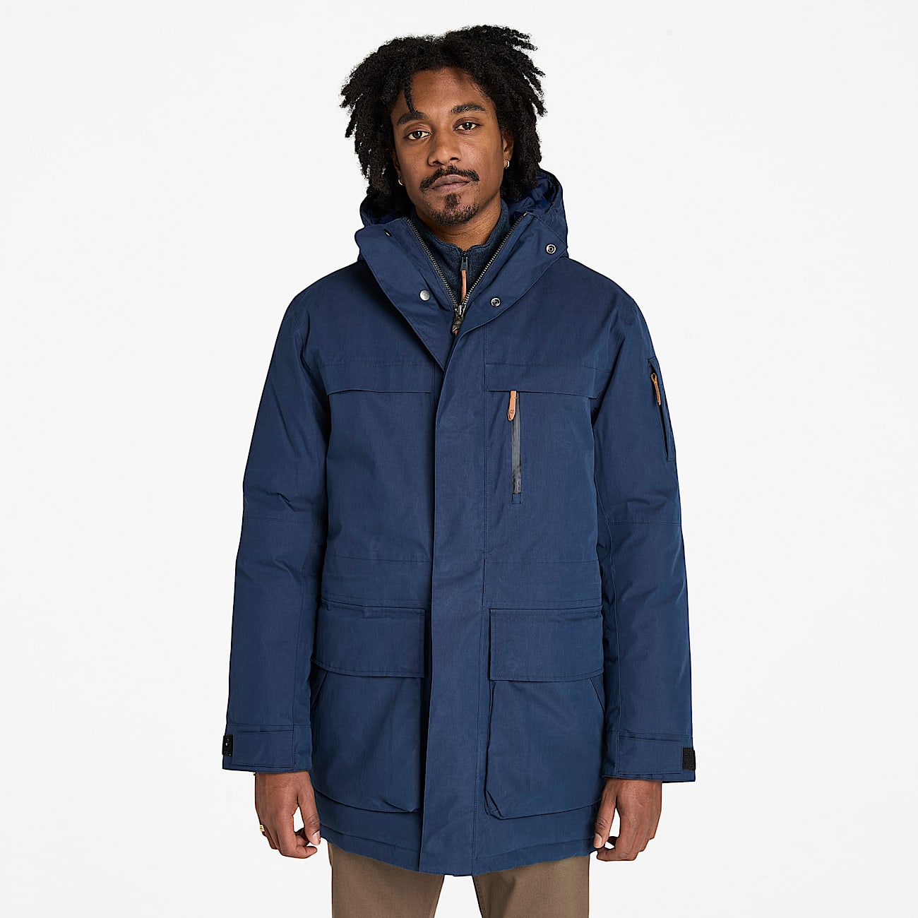 Parka de plumón Wilmington para hombre en azul oscuro - 1