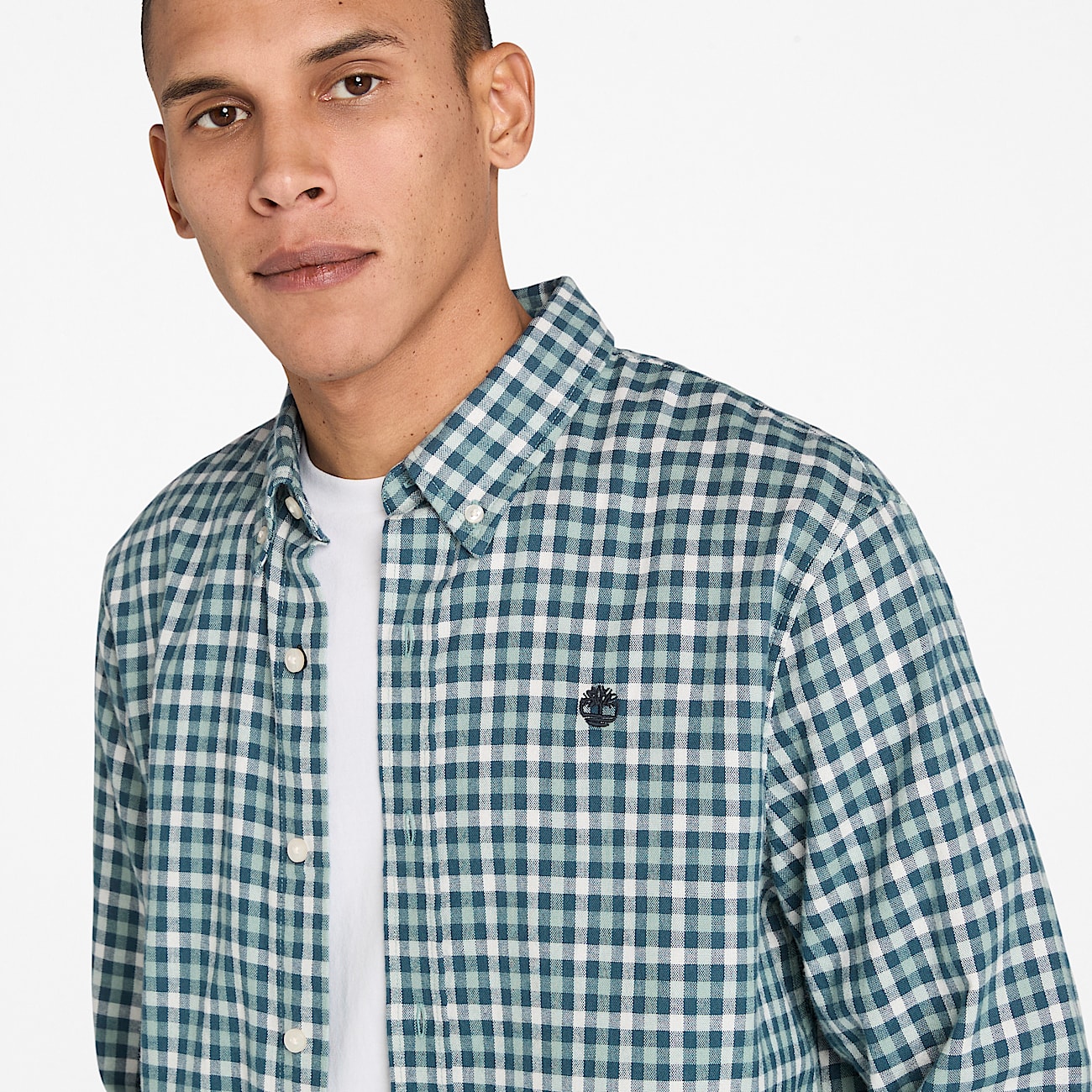 Solucell Air™ Gingham Overhemd voor heren in grijs - 3