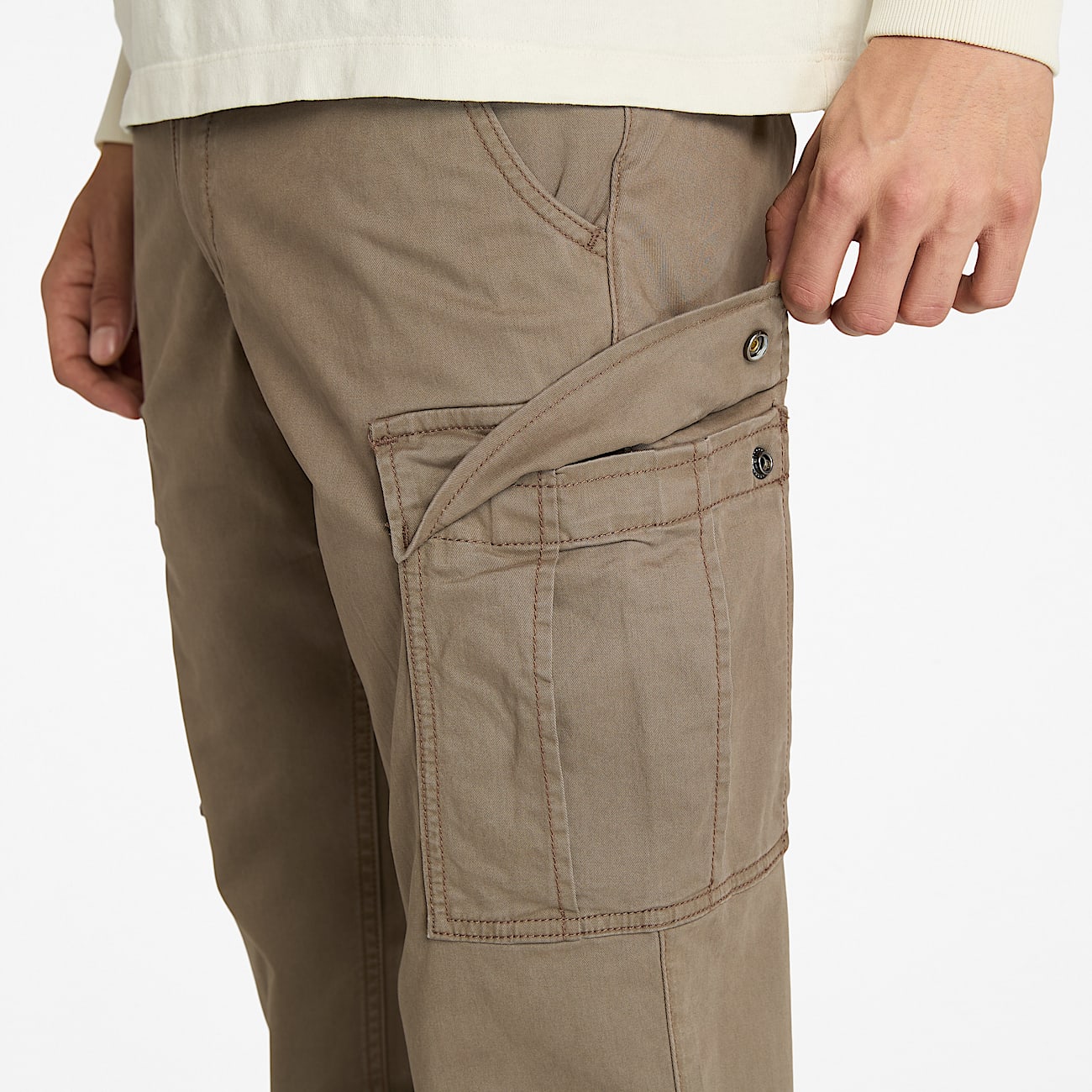 Timberland® Brookline Twill Cargo Trouser for Men in Brown - 3