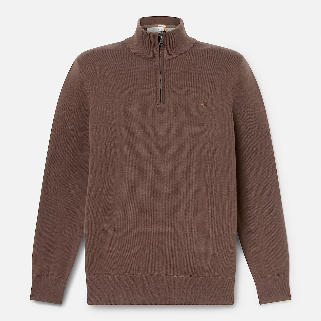 Williams River Quarter-Zip Jumper for Men in Brown - 5