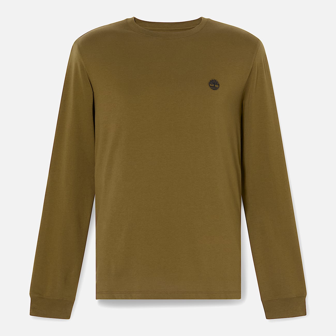 Camiseta de manga larga Dunstan River para hombre en verde oscuro - 5