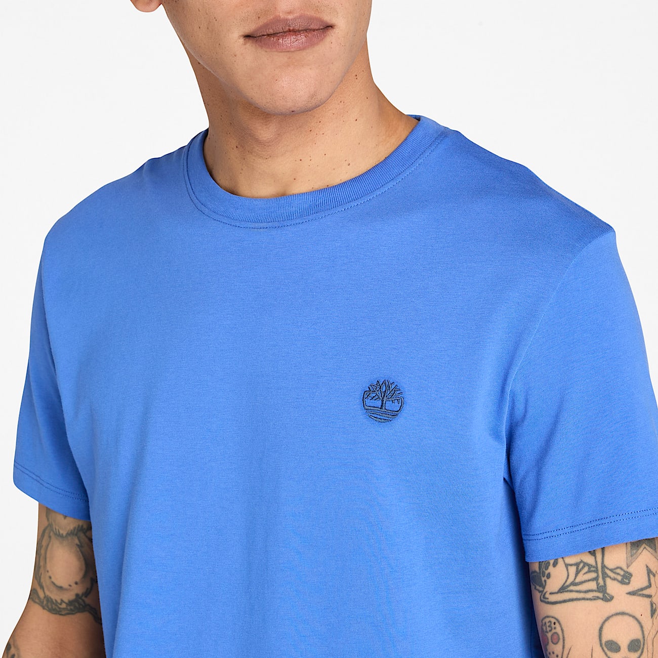 Camiseta de manga corta Dunstan River para hombre en azul - 3
