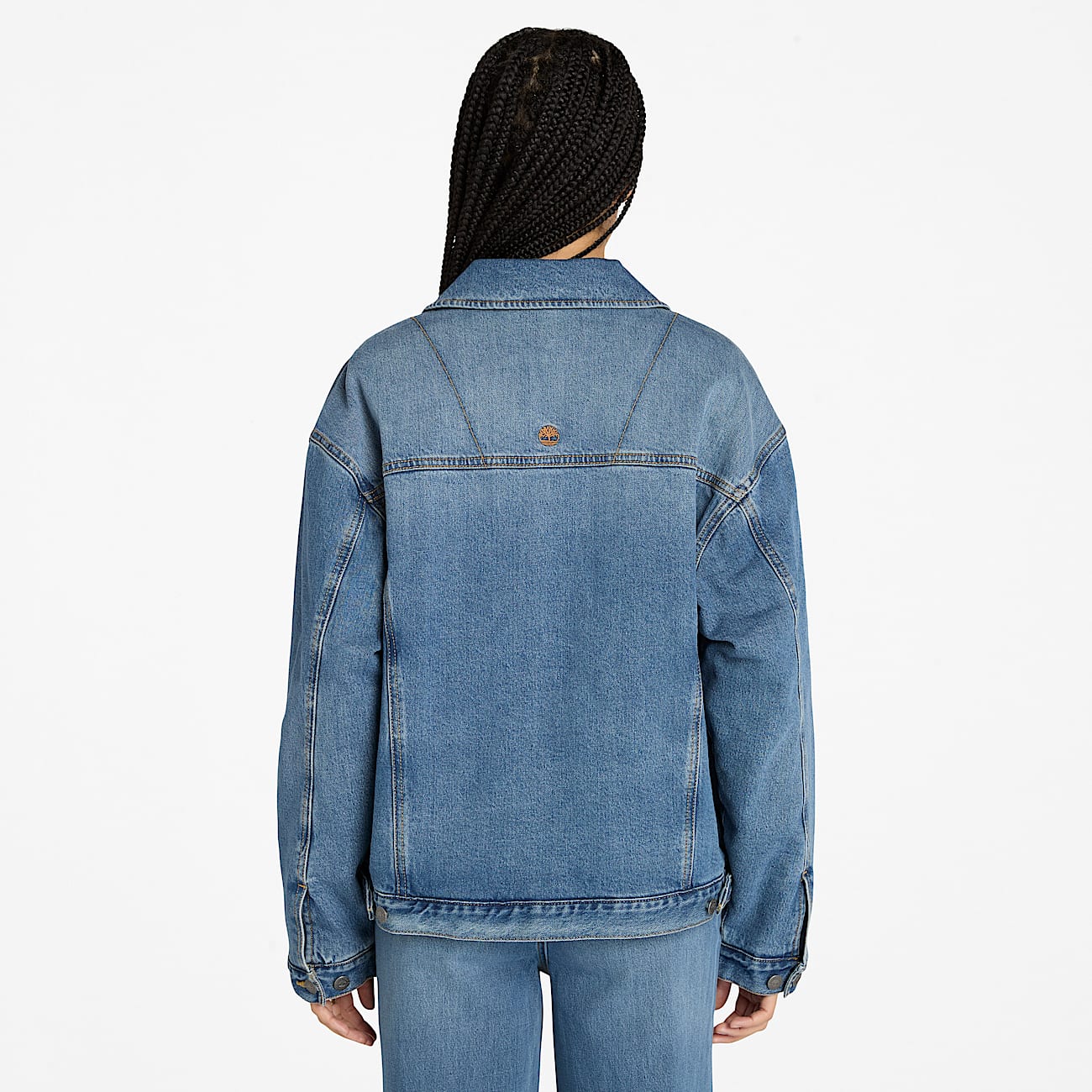 Veste isolante Denim Archive pour femme en bleu - 5