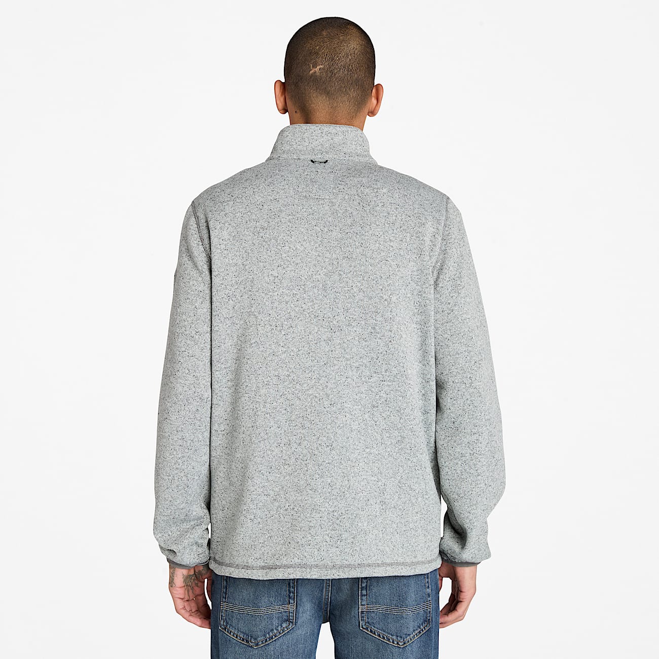 Chaqueta polar Melange para hombre en gris oscuro - 5