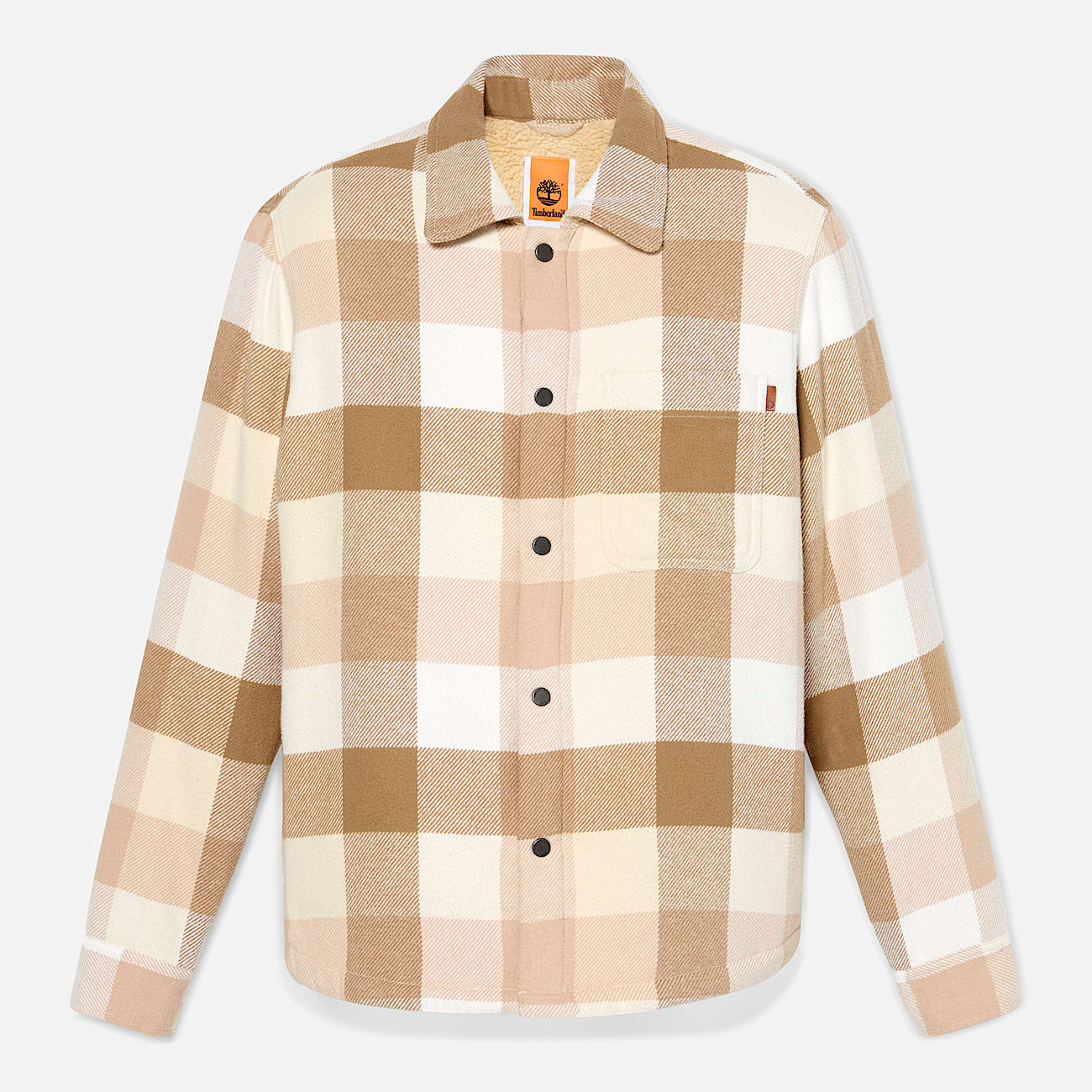 Hemdjacke mit hochflorigem Futter für Herren in Beige - 6