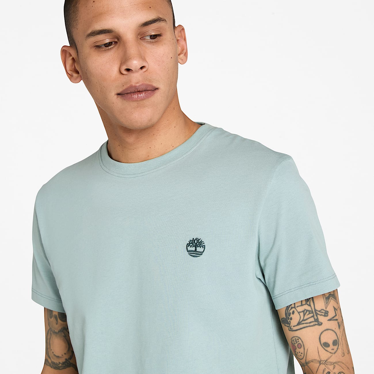 Dunstan River T-shirt met korte mouwen voor heren in grijs - 3