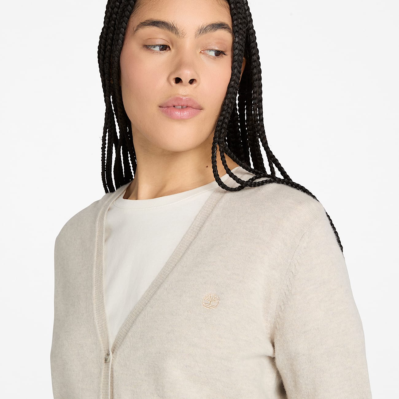 Chaqueta de lana merina Timberland® para mujer en beis - 3