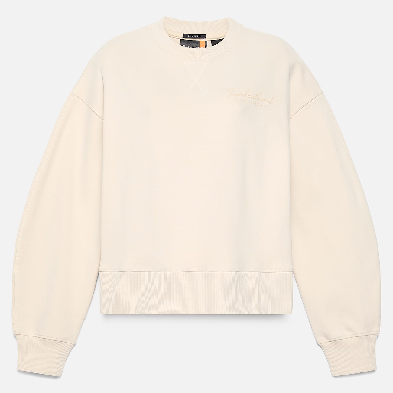 Lush Comfort Crewneck Sweatshirt for Women in Beige - 5
