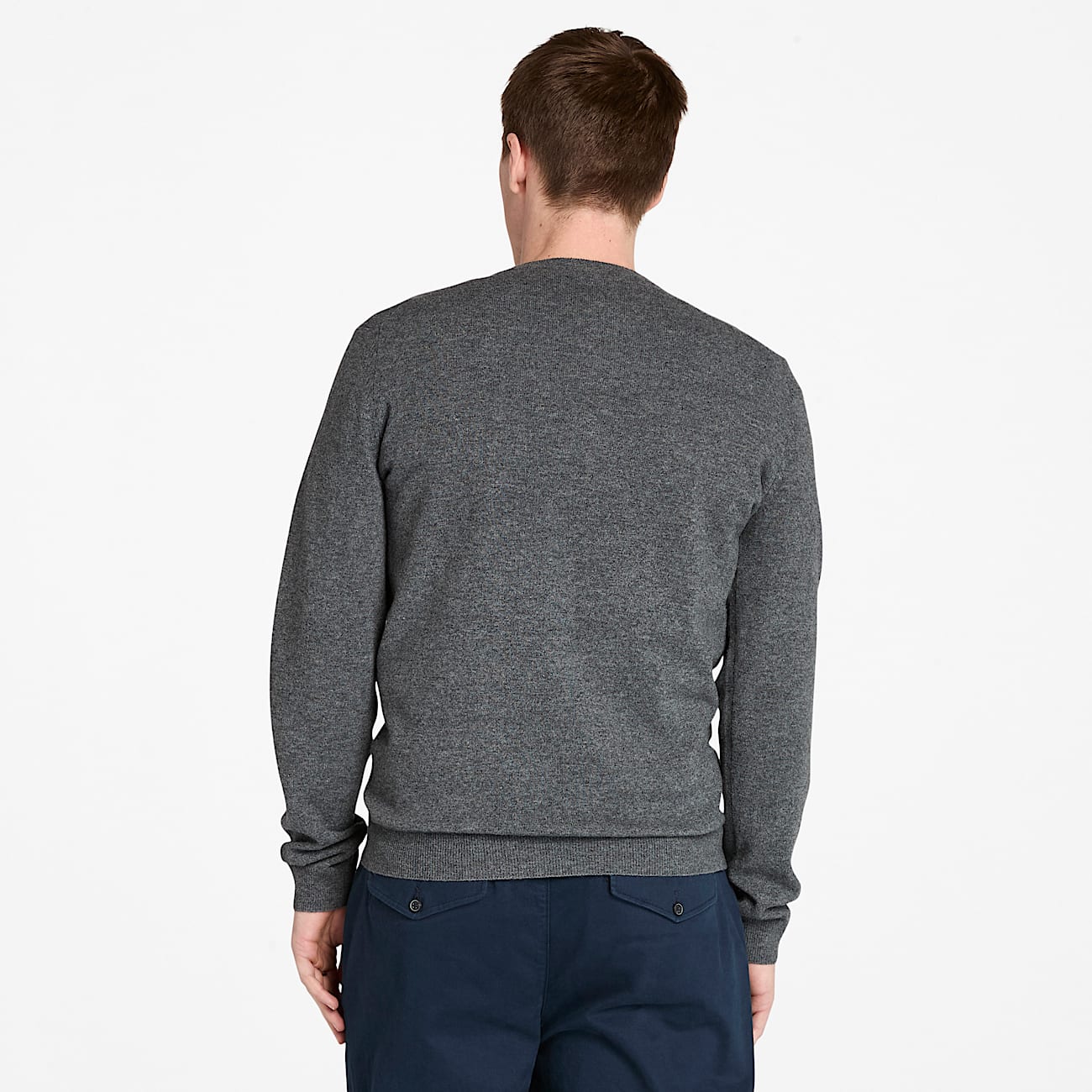 Pull en laine mérinos à col rond Cohas Brook Timberland® pour homme en gris - 4