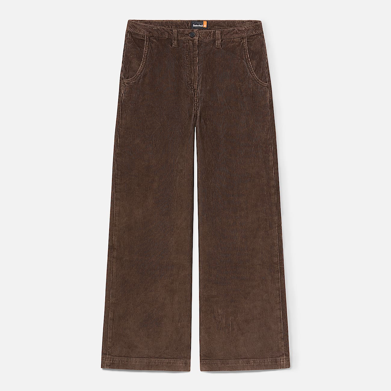 Washed Corduroy Wide-Leg Trouser for Women in Brown - 5