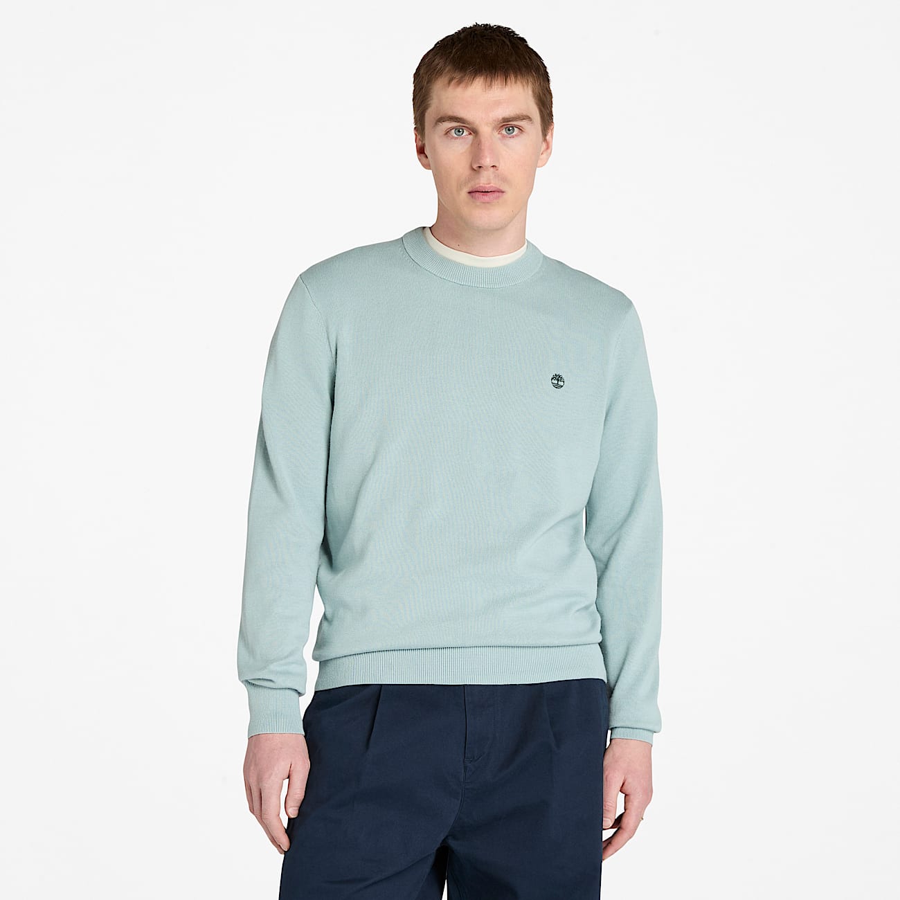 Maglione in Cotone Williams River da Uomo in grigio - 1