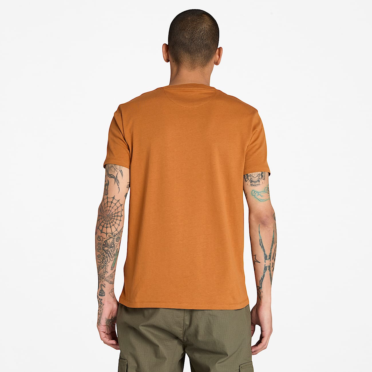 Dunstan River T-shirt met korte mouwen voor heren in Bruin - 4