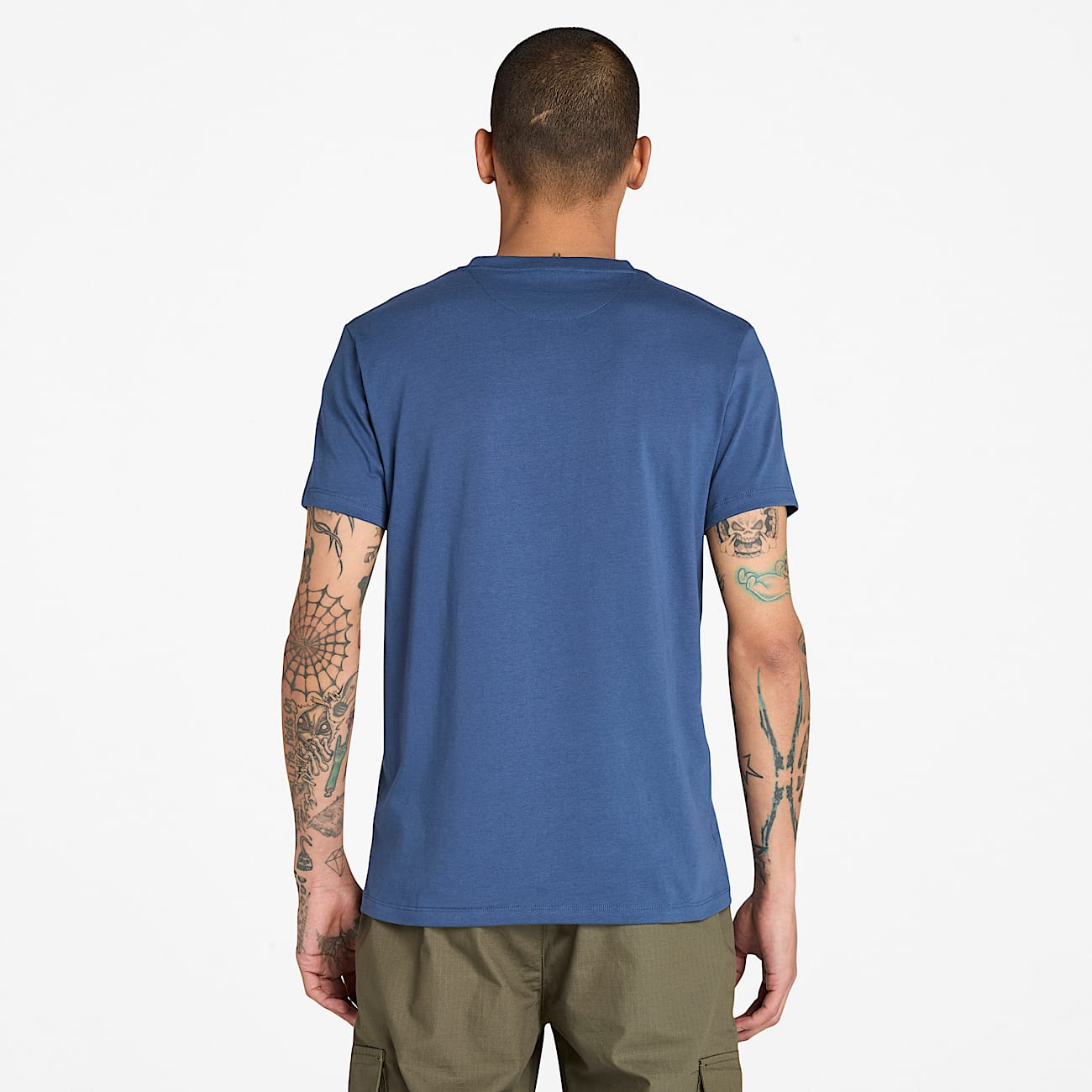T-shirt a Maniche Corte Dunstan River da Uomo in blu scuro - 4