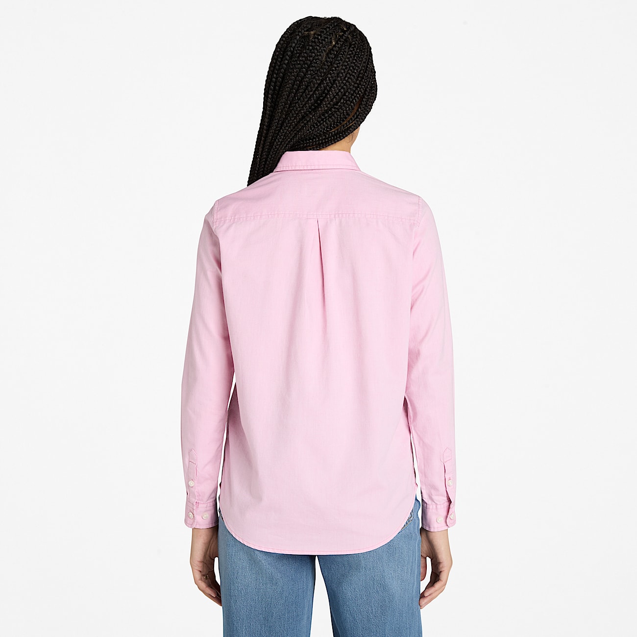 Timberland® Oxford-Langarmhemd für Damen in Pink - 4