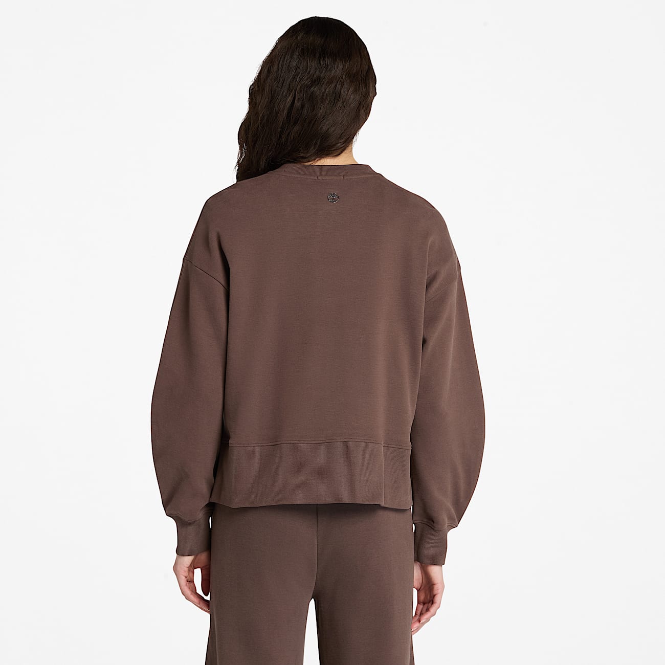 Lush Comfort Crewneck Sweatshirt for Women in Brown - 4