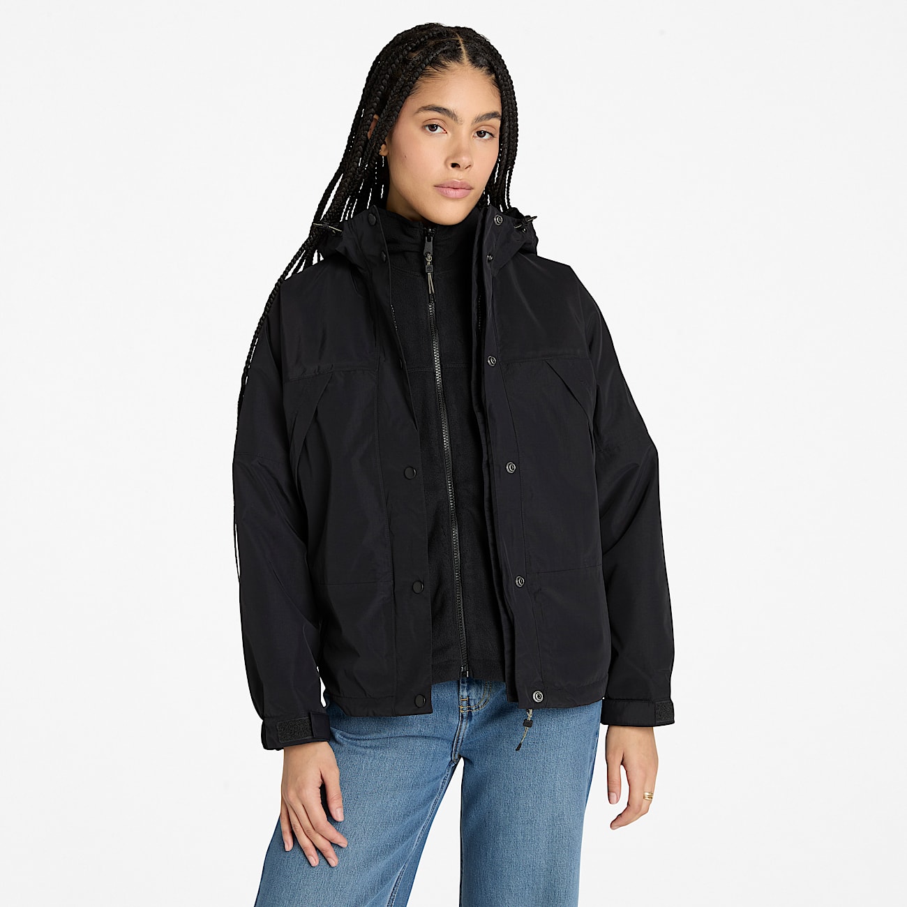 Giacca 3 in 1 Impermeabile Winnick da Donna in colore nero - 1