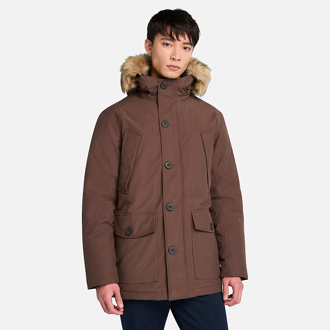 Scar Ridge Waterproof Parka for Men in Brown - 1