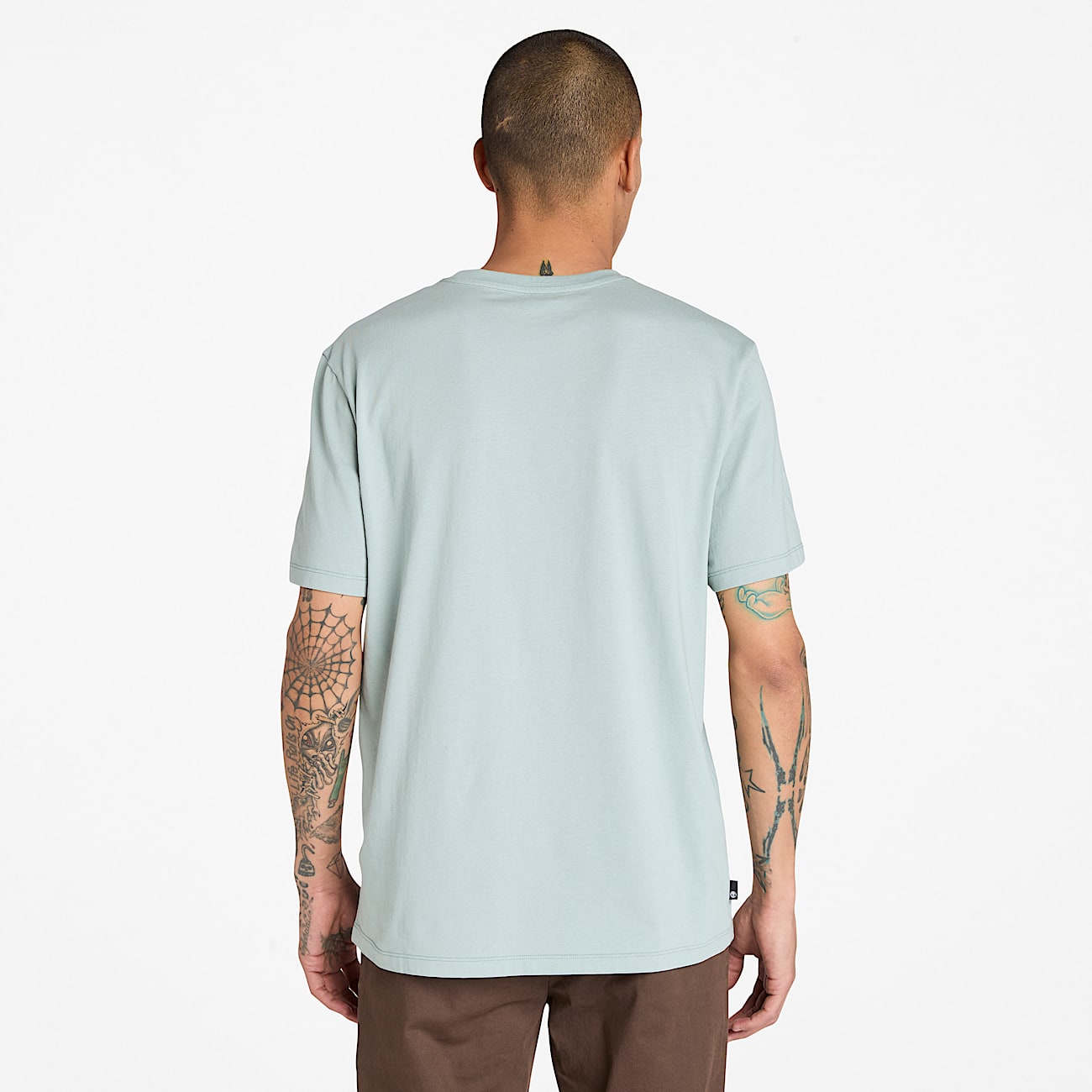 Kennebec River T-shirt met korte mouwen en boomlogo voor heren in grijs - 4