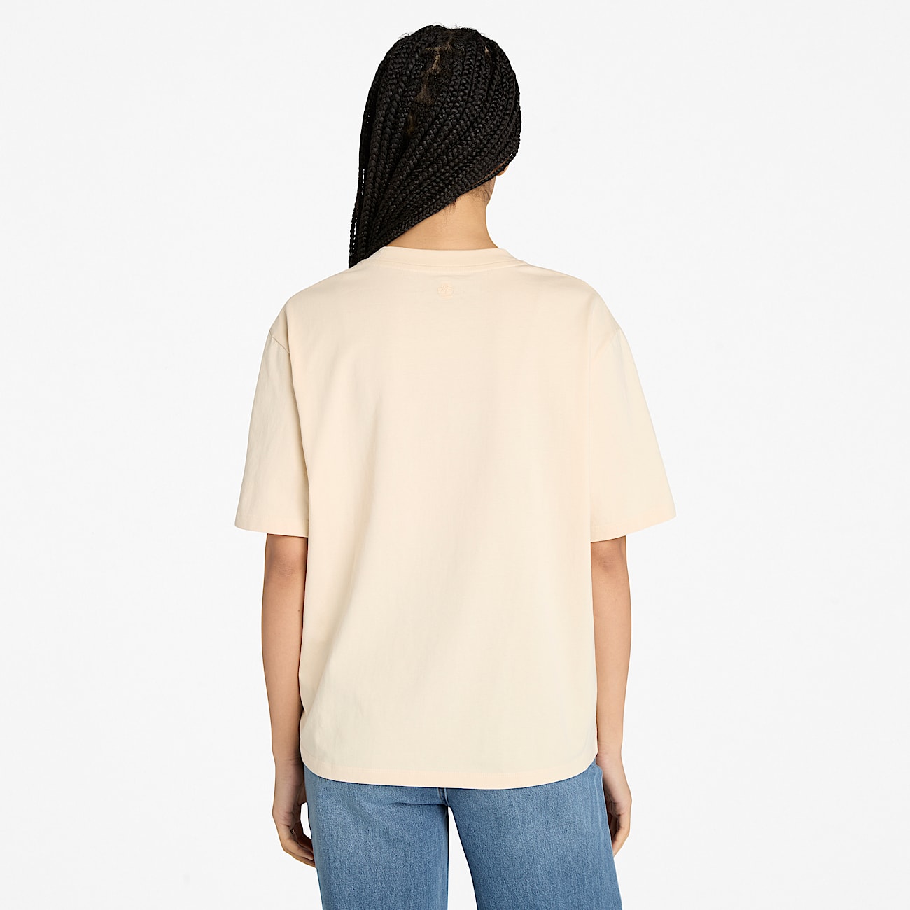 Lush Comfort Kurzarm-T-Shirt für Damen in Beige - 4
