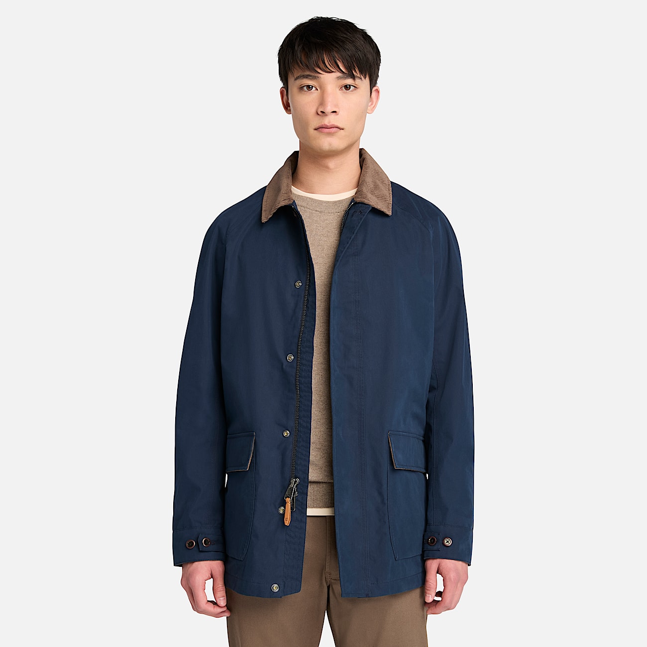 Wenham Waterproof Barn Coat for Men in Dark Blue - 1